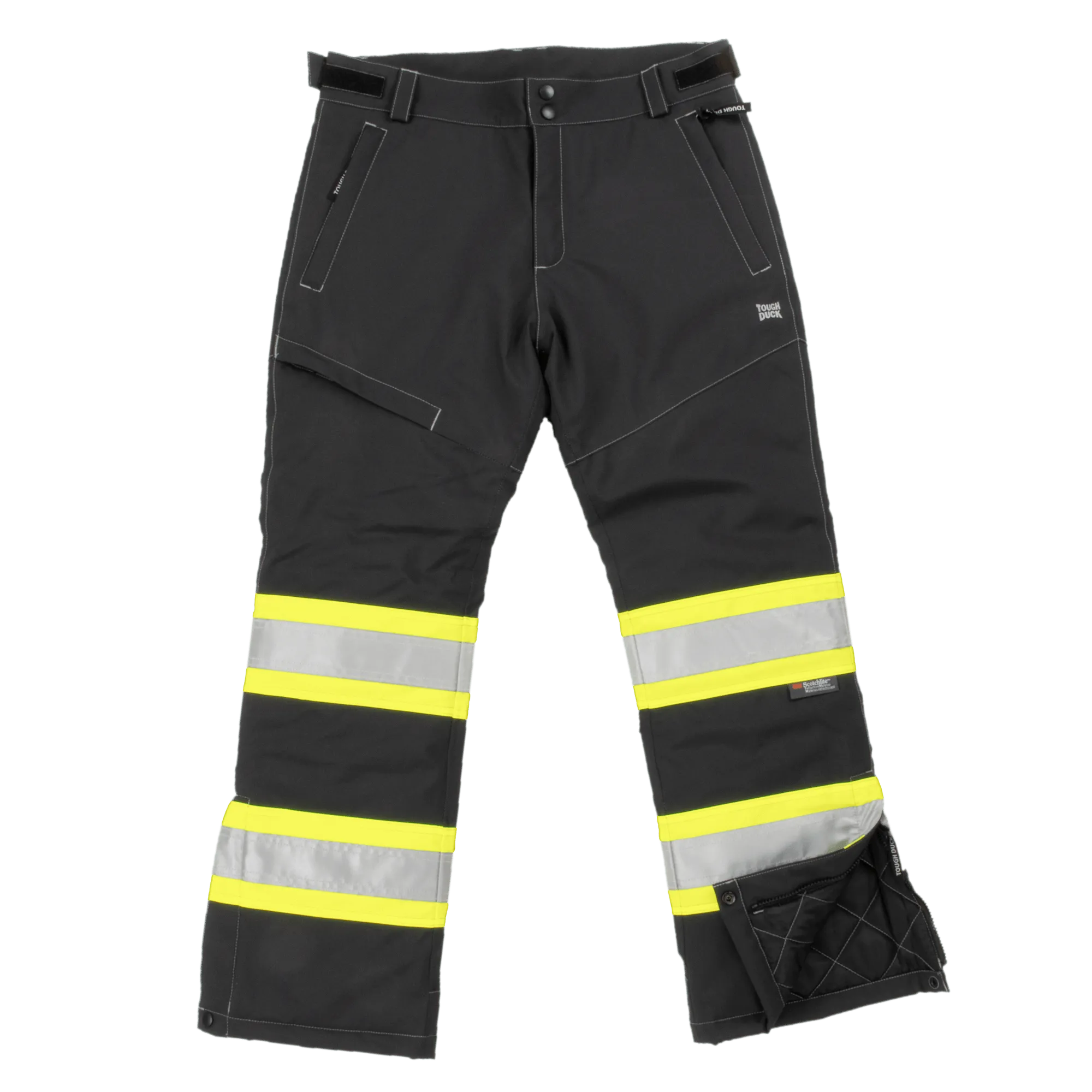 Tough Duck Women's Insulated Flex Class E Hi-Vis Waterproof Safety Pant