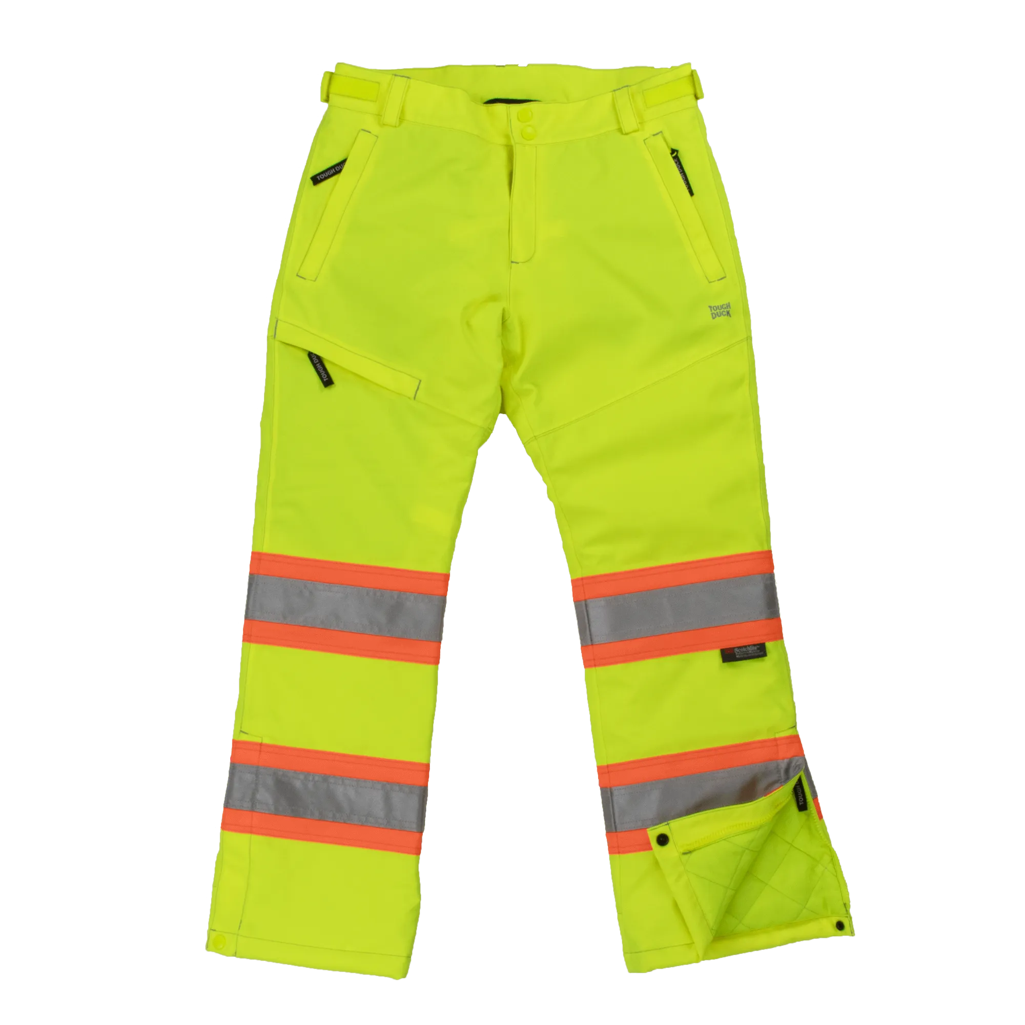 Tough Duck Women's Insulated Flex Class E Hi-Vis Waterproof Safety Pant