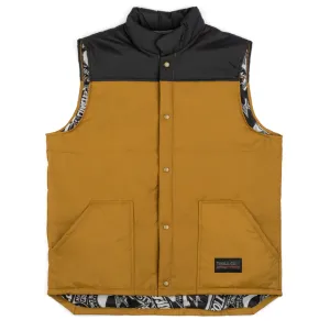 Troll Co. Men's Redford Snap-Front Graphic Lined Vest