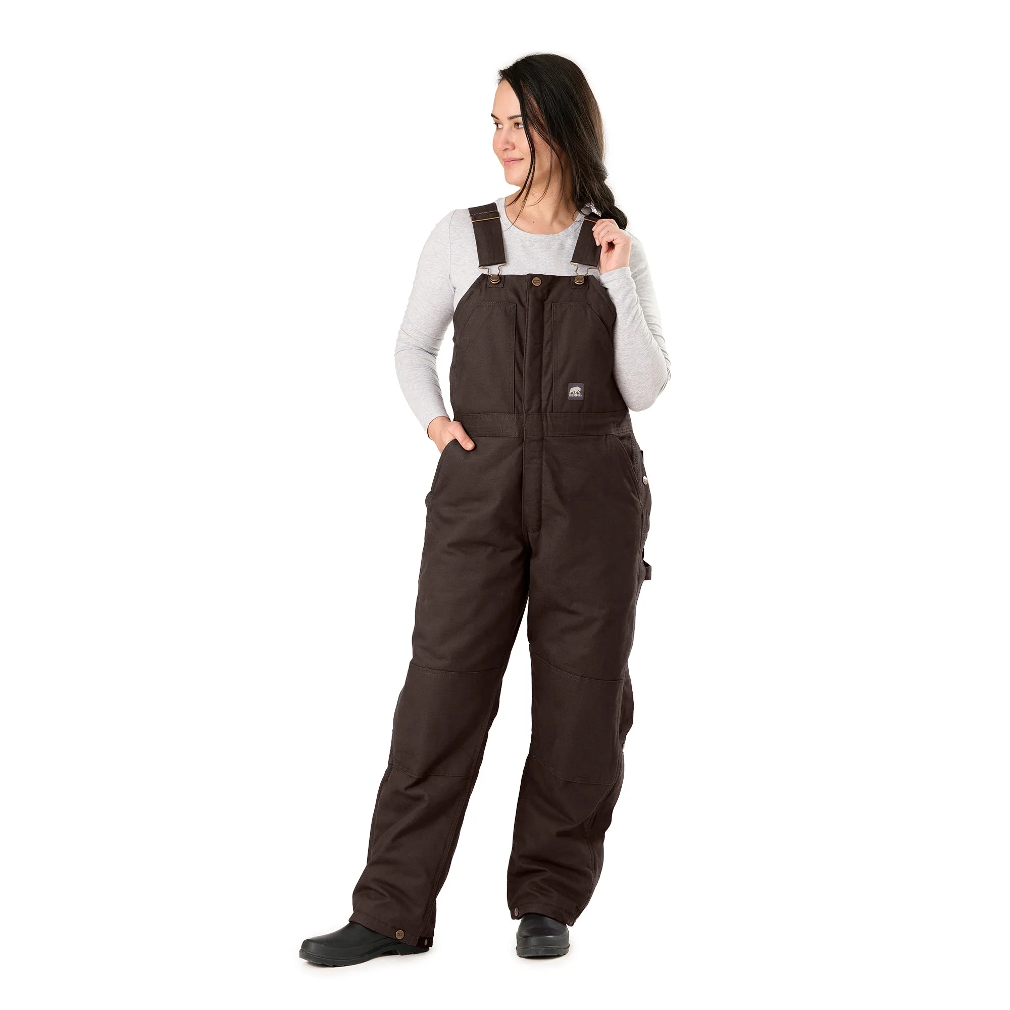 Women's Softstone Duck Insulated Bib Overall