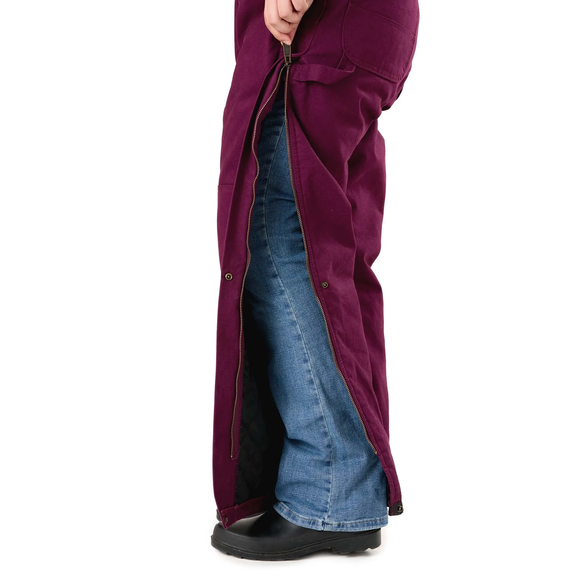 Women's Softstone Duck Insulated Bib Overall