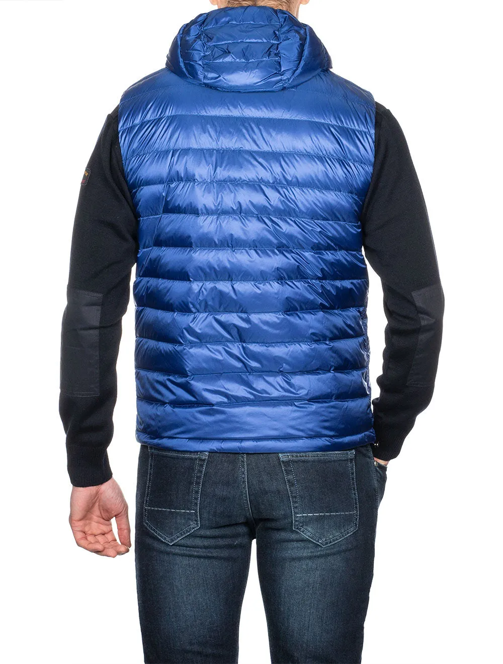 Woven Gillet Blue