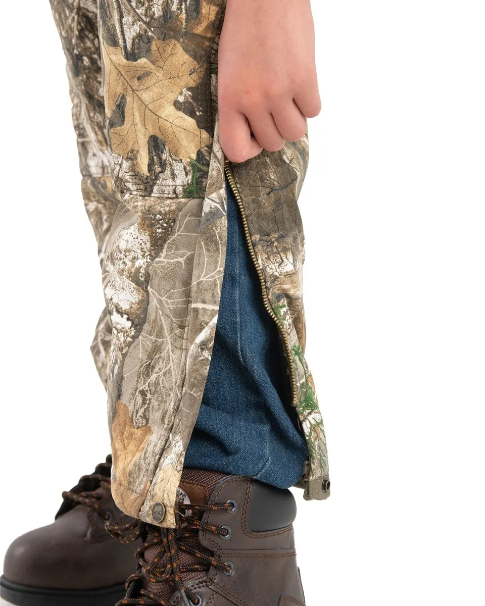 Youth Camo Softstone Insulated Bib Overall